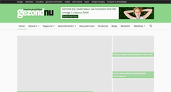 Desktop Screenshot of gezondnu.nl