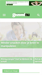 Mobile Screenshot of gezondnu.nl